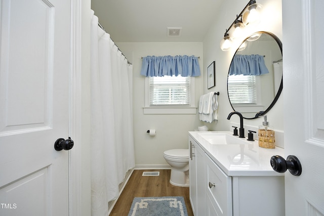 2320 Marks Creek Rd, Knightdale, NC 27545 - full bath featuring vanity and wood finished floors