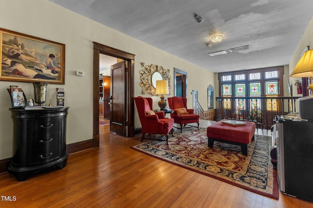 309 W Divine St, Dunn, NC 28334 - living room featuring hardwood / wood-style flooring