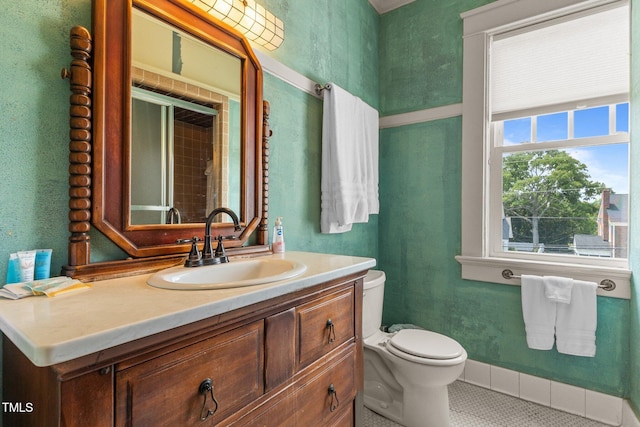 309 W Divine St, Dunn, NC 28334 - bathroom featuring vanity and tile patterned flooring
