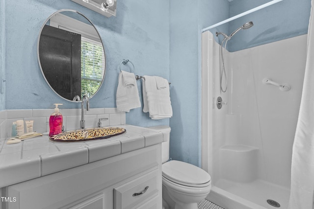309 W Divine St, Dunn, NC 28334 - full bath with a stall shower and vanity