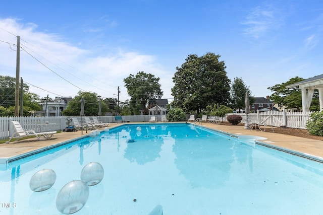 309 W Divine St, Dunn, NC 28334 - view of pool featuring a patio