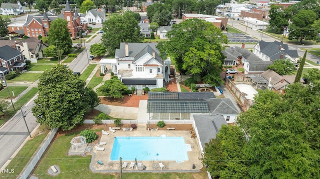 309 W Divine St, Dunn, NC 28334 - view of property location featuring nearby suburban area and a pool