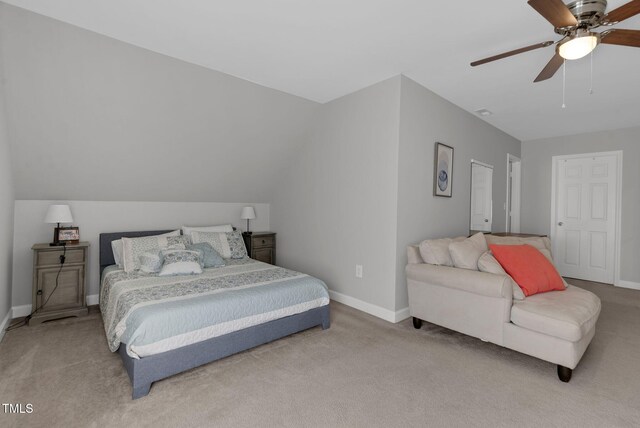 200 Holly Branch Dr, Holly Springs, NC 27540 - carpeted bedroom with baseboards and ceiling fan