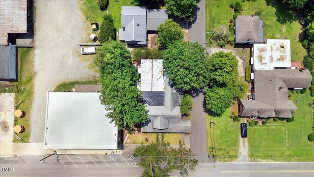 125 W Pine St, Pine Level, NC 27568 - drone / aerial view