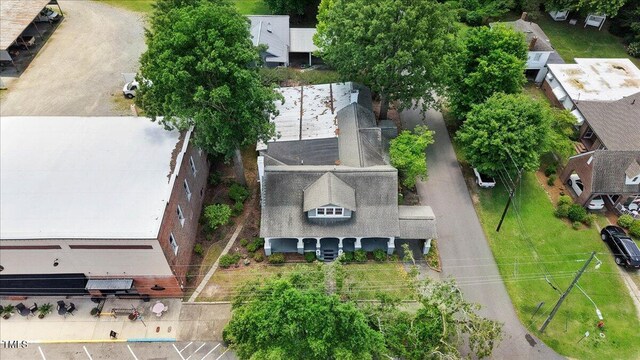 125 W Pine St, Pine Level, NC 27568 - drone / aerial view