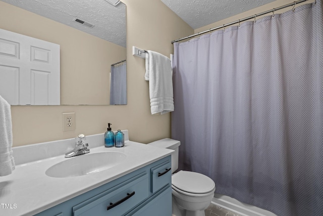5801 Hadrian Dr, Durham, NC 27703 - full bathroom featuring a textured ceiling and vanity