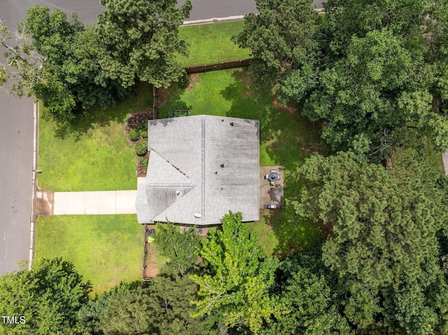 5801 Hadrian Dr, Durham, NC 27703 - view from above of property