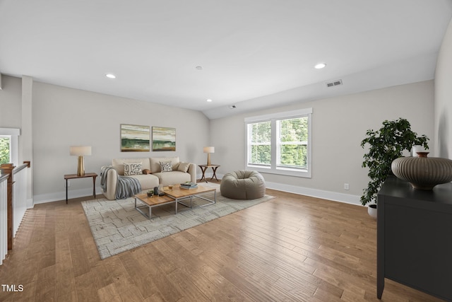 7410 Chouder Ln, Wake Forest, NC 27587 - living area featuring wood finished floors and recessed lighting