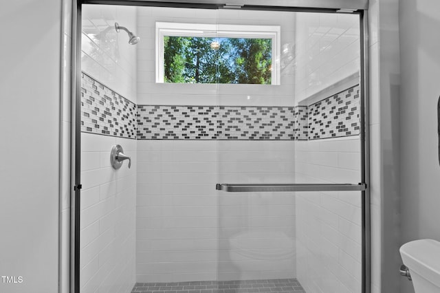 2112 Colin Hill Ct, Wake Forest, NC 27587 - bathroom with a shower stall and toilet