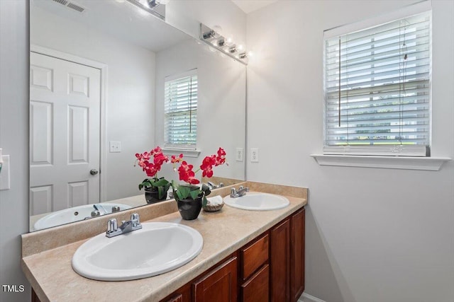 1109 Hadel Pl, Knightdale, NC 27545 - full bathroom with double vanity
