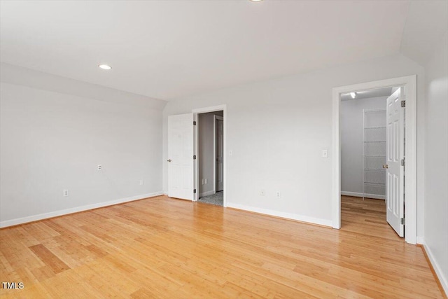 8415 Meadow View Ln, Bahama, NC 27503 - unfurnished room featuring light wood-style flooring and recessed lighting
