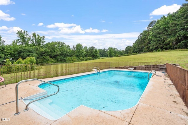 8415 Meadow View Ln, Bahama, NC 27503 - view of swimming pool featuring a patio