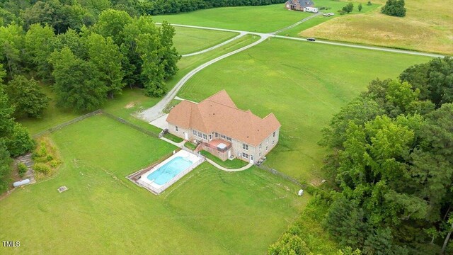 8415 Meadow View Ln, Bahama, NC 27503 - view of rural area featuring a pool