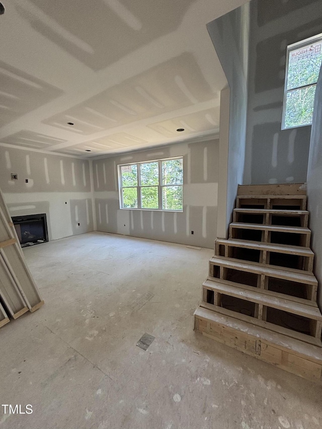 4035 King Charles Rd, Durham, NC 27707 - view of unfurnished living room
