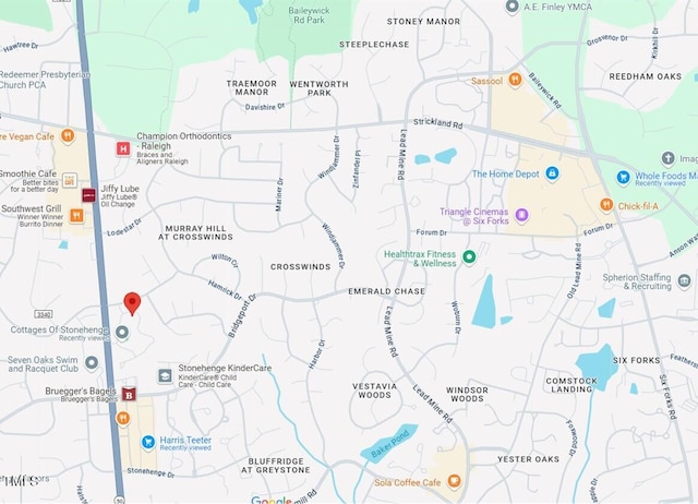 7708 Falcon Rest Cir, Raleigh, NC 27615 - map / location