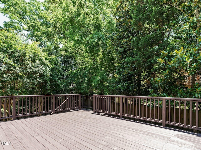 907 W Johnson St, Raleigh, NC 27605 - view of wooden deck