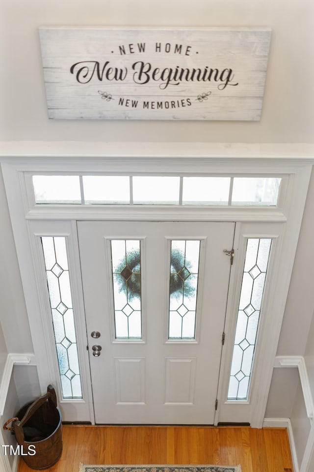 102 Sevendales Dr, Goldsboro, NC 27534 - entryway with light wood-type flooring