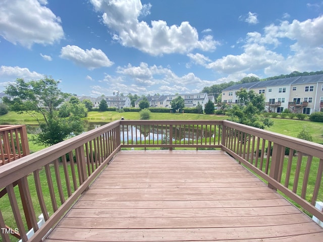 732 Suffield Way, Cary, NC 27519 - deck with a residential view