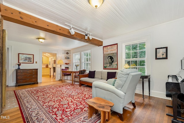 108 High St, Carrboro, NC 27510 - living room with healthy amount of natural light and wood-type flooring
