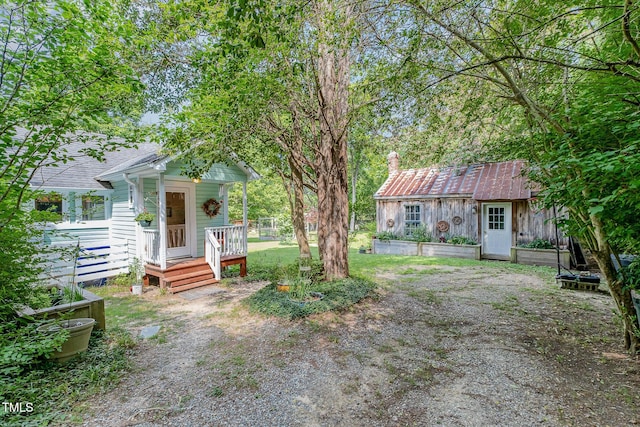 108 High St, Carrboro, NC 27510 - view of yard featuring an outdoor structure