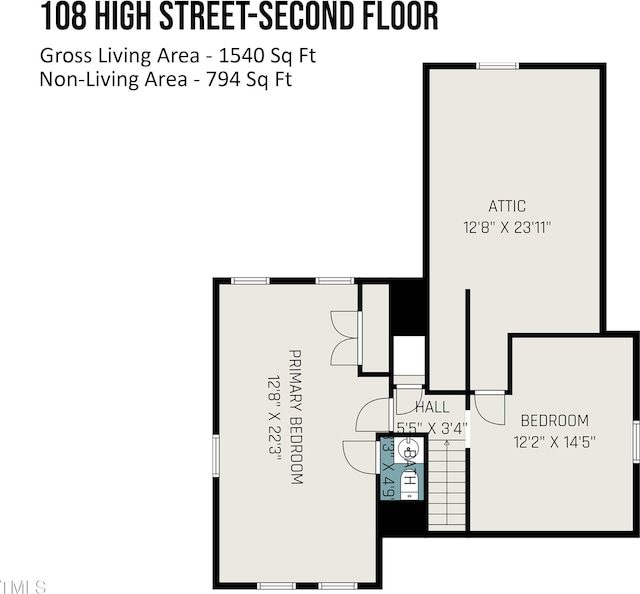 108 High St, Carrboro, NC 27510 - view of floor plan / room layout