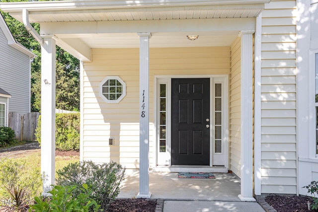 1148 Dexter Ridge Dr, Holly Springs, NC 27540 - entrance to property featuring a porch