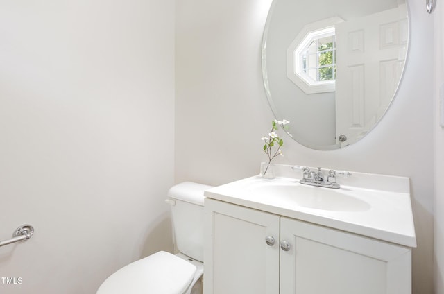 1148 Dexter Ridge Dr, Holly Springs, NC 27540 - half bathroom with vanity and toilet