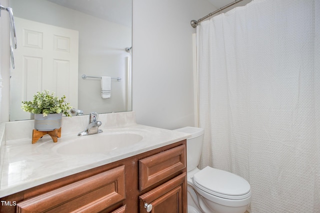 1148 Dexter Ridge Dr, Holly Springs, NC 27540 - full bathroom with vanity and a shower with curtain
