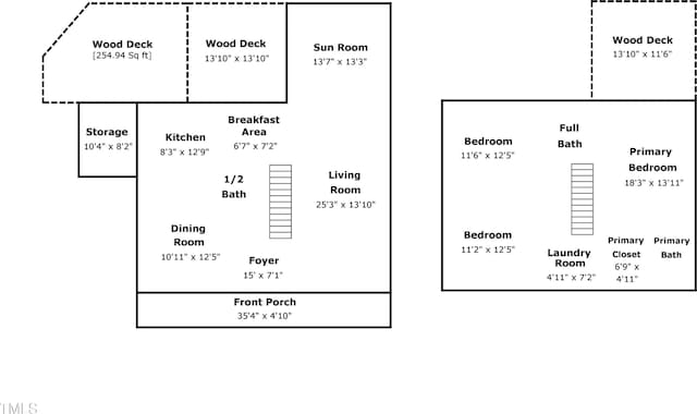 1702 Chamberlain Dr NW, Wilson, NC 27896 - view of home floor plan