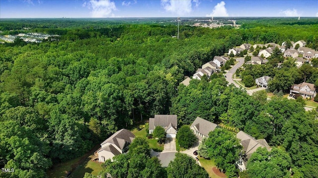 728 Opposition Way, Wake Forest, NC 27587 - aerial overview of property's location featuring a heavily wooded area and nearby suburban area