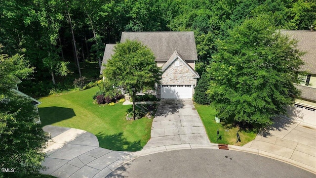 728 Opposition Way, Wake Forest, NC 27587 - aerial view of property and surrounding area