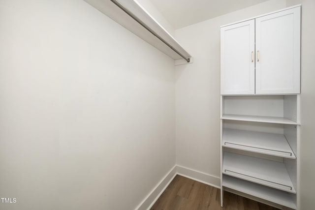 1308 Broken Branch Ct, Raleigh, NC 27610 - spacious closet with dark wood-style floors