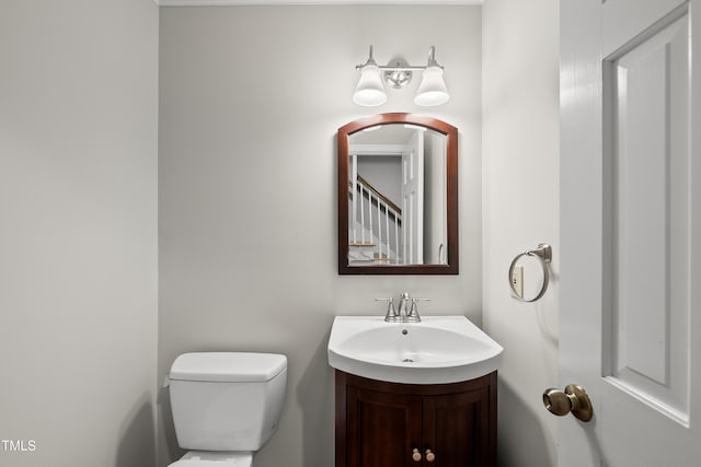 3517 Eden Croft Dr, Raleigh, NC 27612 - half bath featuring toilet and vanity