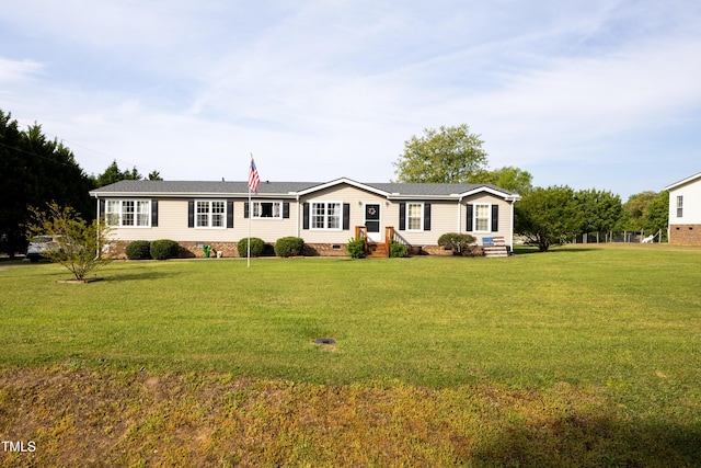 764 Olivers Grove Rd, Four Oaks, NC 27524 - view of front of property with crawl space and a front yard