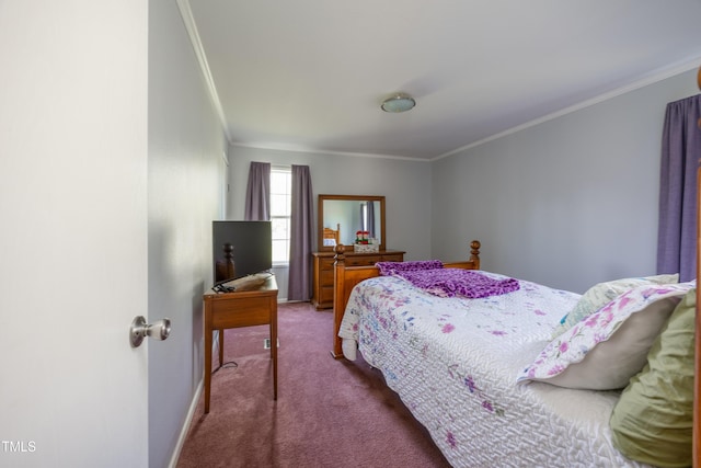 764 Olivers Grove Rd, Four Oaks, NC 27524 - carpeted bedroom with crown molding and baseboards