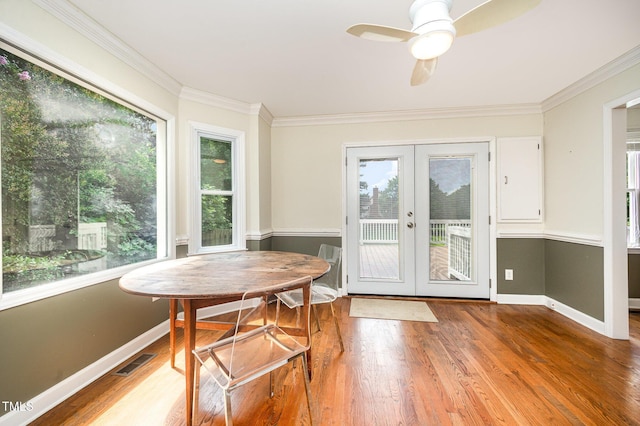3913 Littlefield Ct, Raleigh, NC 27606 - sunroom / solarium featuring french doors and healthy amount of natural light