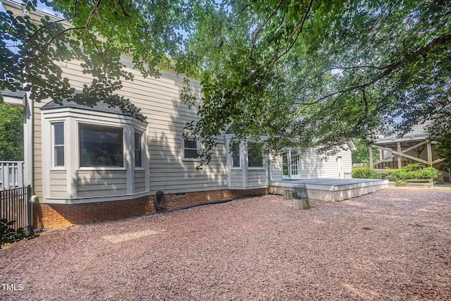 3913 Littlefield Ct, Raleigh, NC 27606 - rear view of property featuring crawl space