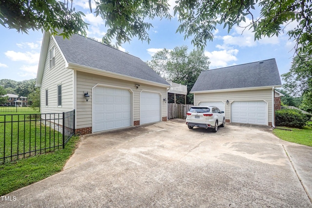 3913 Littlefield Ct, Raleigh, NC 27606 - view of detached garage