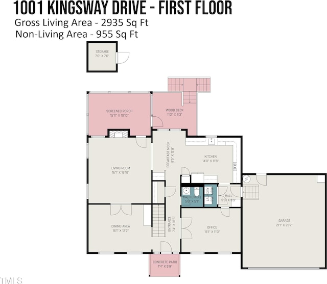 1001 Kingsway Dr, Apex, NC 27502 - photo 31