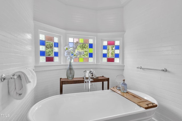 210 E Trinity Ave, Durham, NC 27701 - bathroom featuring a freestanding bath