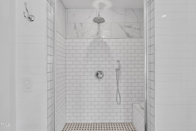 210 E Trinity Ave, Durham, NC 27701 - bathroom featuring a shower stall