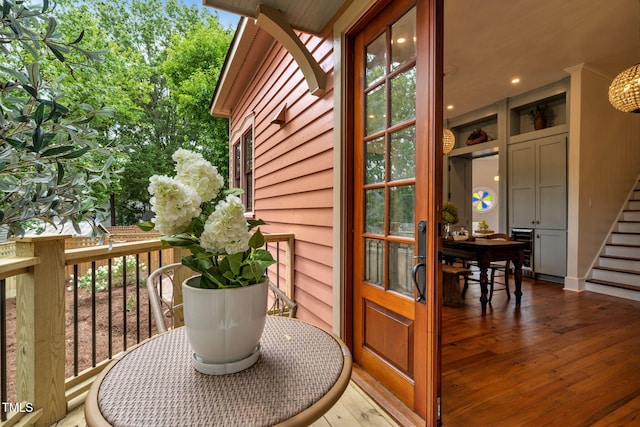 210 E Trinity Ave, Durham, NC 27701 - wooden terrace featuring outdoor dining area