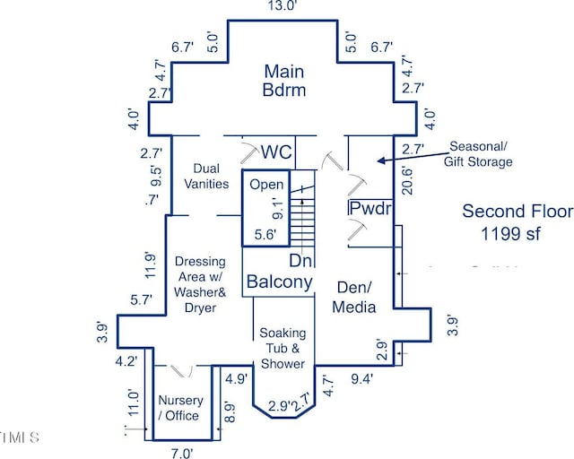 210 E Trinity Ave, Durham, NC 27701 - view of room layout
