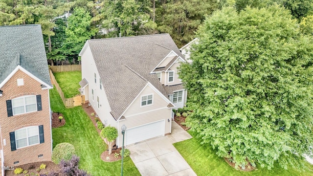 1304 Trailing Rose Ct, Wake Forest, NC 27587 - view from above of property