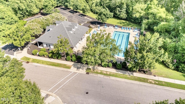 1304 Trailing Rose Ct, Wake Forest, NC 27587 - bird's eye view