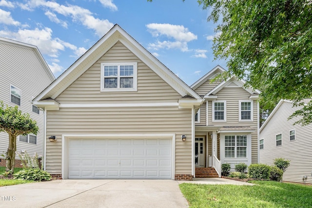 1304 Trailing Rose Ct, Wake Forest, NC 27587 - traditional home featuring driveway and an attached garage