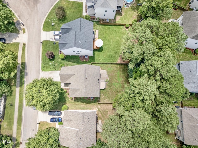 1304 Trailing Rose Ct, Wake Forest, NC 27587 - aerial view of property's location featuring nearby suburban area