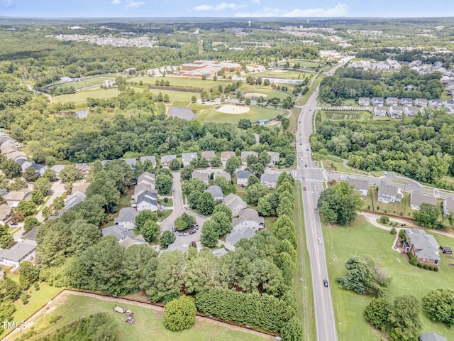 1304 Trailing Rose Ct, Wake Forest, NC 27587 - aerial view of residential area featuring a tree filled landscape