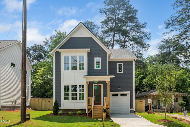 905 Deboy St, Raleigh, NC 27606 - traditional-style home with driveway, a garage, crawl space, and a shingled roof