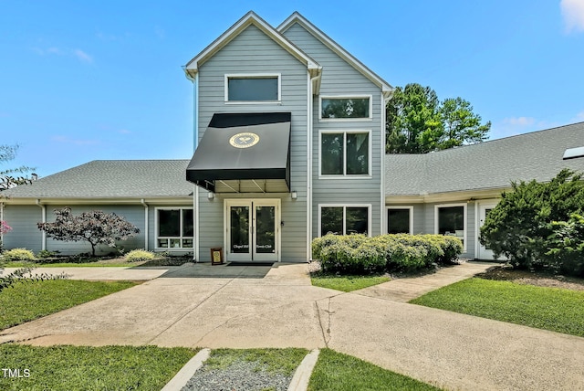 311 Westbrook Dr, Carrboro, NC 27510 - view of front of house featuring french doors and a patio area